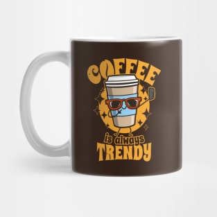 Funny Cute Millennial Coffee Trendy Selfie Slogan Meme Mug